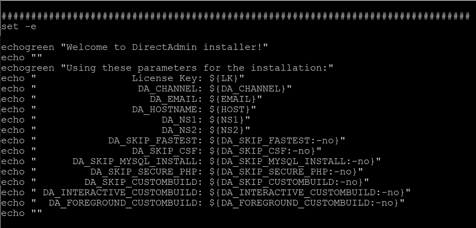 cómo instalar directadmin en ubuntu 20.04