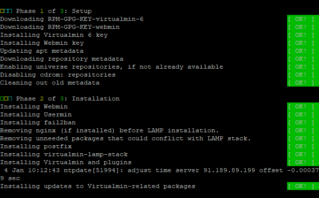 cómo instalar virtualmin en ubuntu