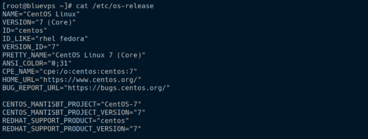 ¿cómo comprobar la versión de centos?