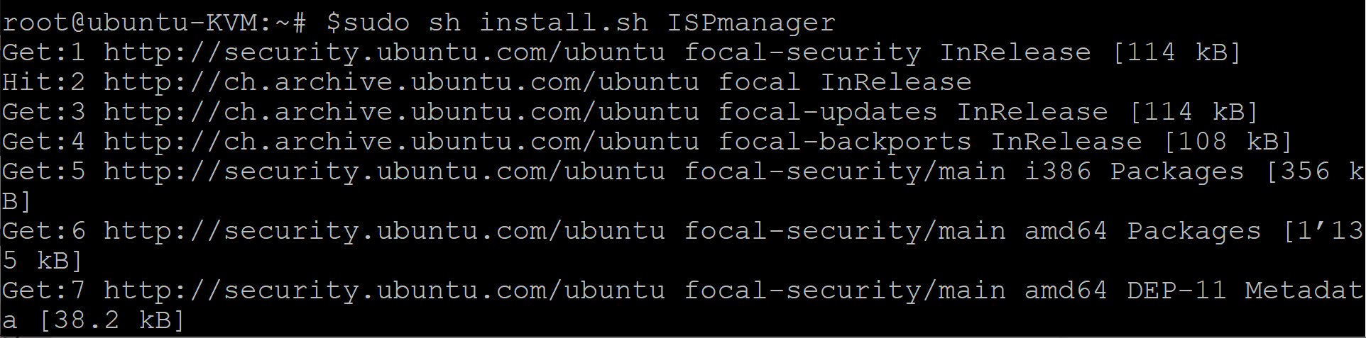 cómo instalar ispmanager en ubuntu